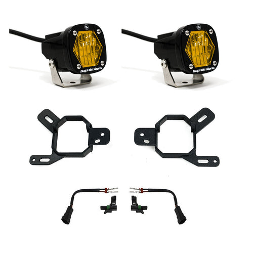 Baja Designs S1 Fog Pocket Light Kit – GMC Sierra 1500 AT4-X & 2500/3500 HD, Canyon, Yukon & Chevy Colorado