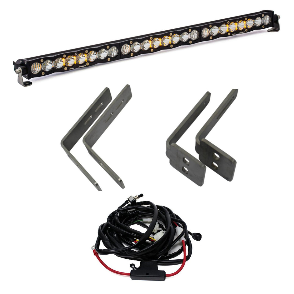 Baja Designs S8 30" Grille Upper Mount Kit – Ford 2011-2016 F-250/350 Super Duty