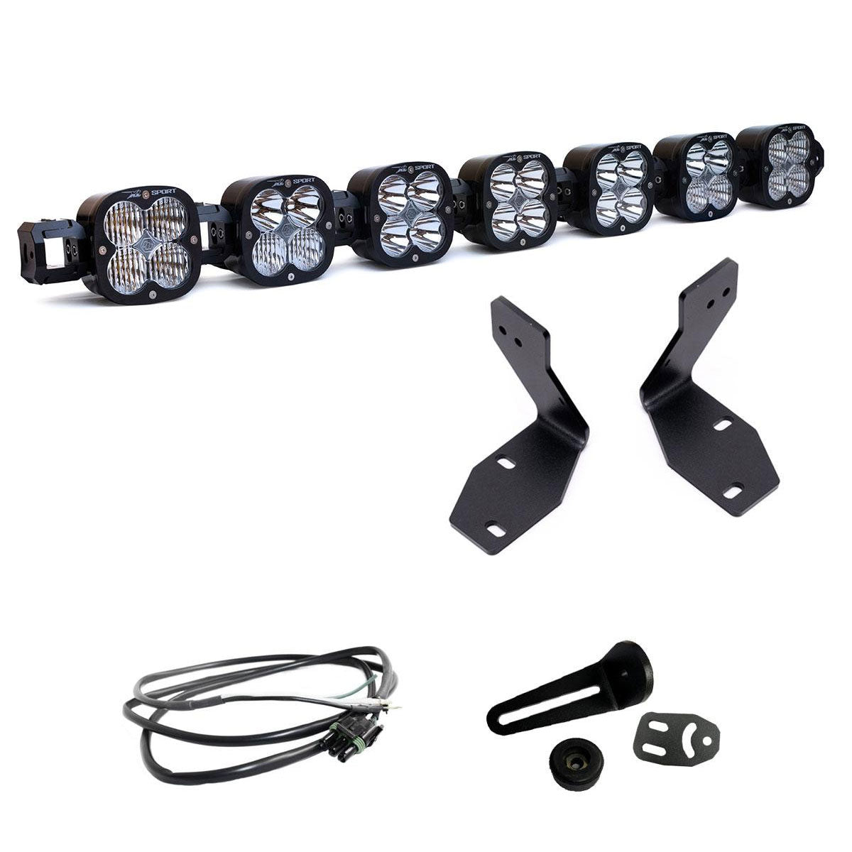 Baja Designs 7XL Linkable Bumper Light Kit (XL Sport) – Ford 2023-2026 F-250/350 Super Duty