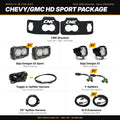 What's in the box: Chevy/GMC 2020-2026 2500/3500 HD Sport Package