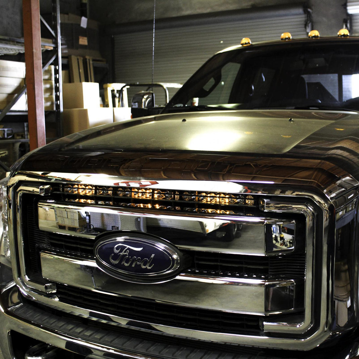 Baja Designs S8 30" Grille Upper Mount Kit – Ford 2011-2016 F-250/350 Super Duty