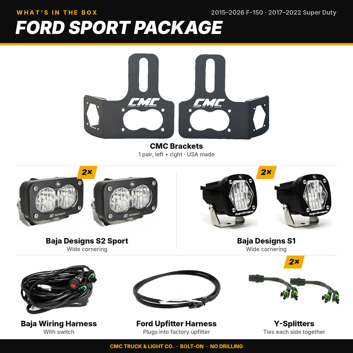 Ford 15-26 F-150 & 17-22 Super Duty Sport Package